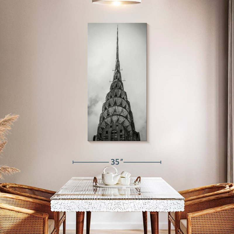 Chrysler Building, 48" H x 24" W