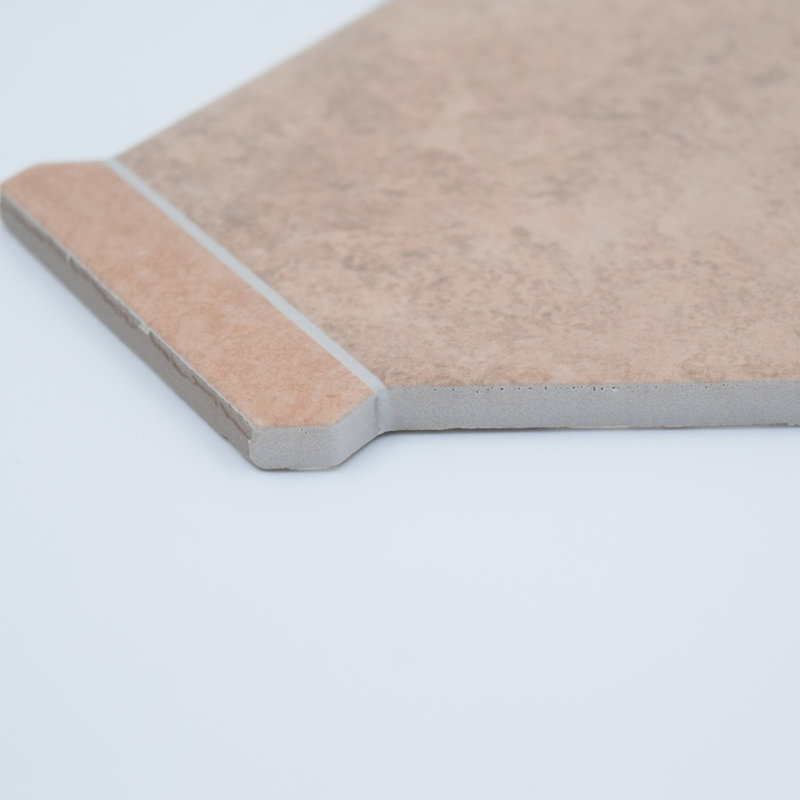 Timberstone 9" x 10" HEX Porcelain Floor and Wall Tile, Terracotta