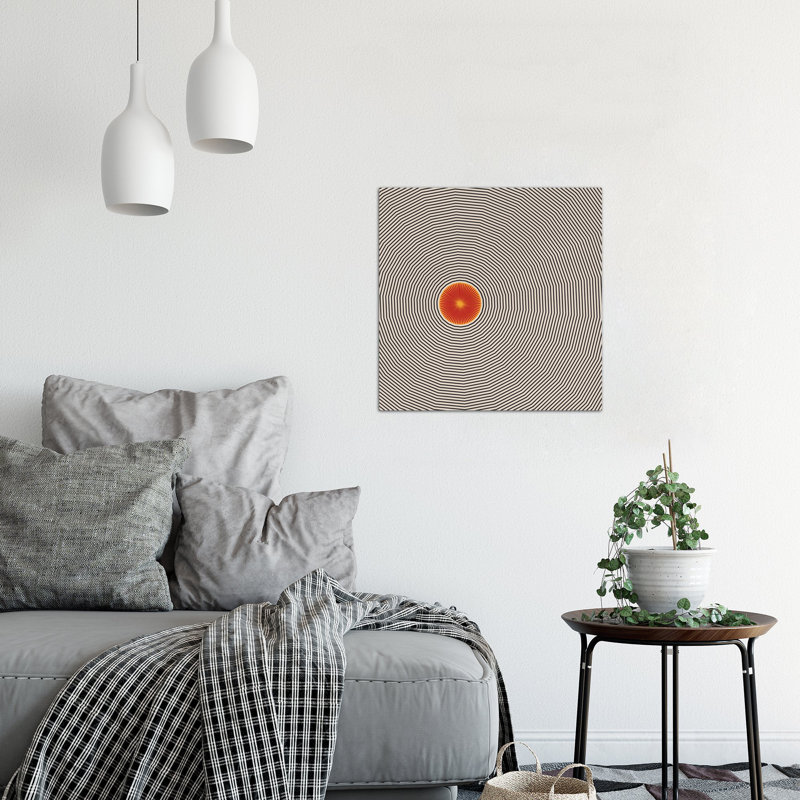 Albree " Modern Sun Illusion ", 37" H x 37" W x 1.5" D