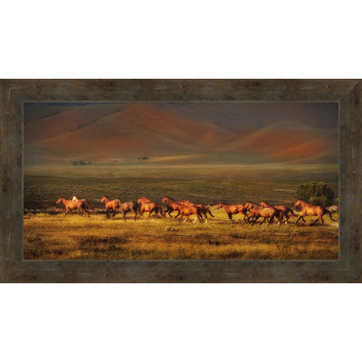 « montana dreaming », reproduction de photo sur toile encadrée