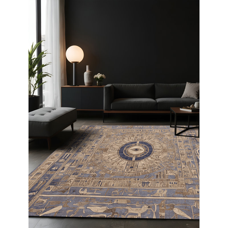 Tapis gris soyeux et moelleux, Rectangle de 5 pi x 8 pi