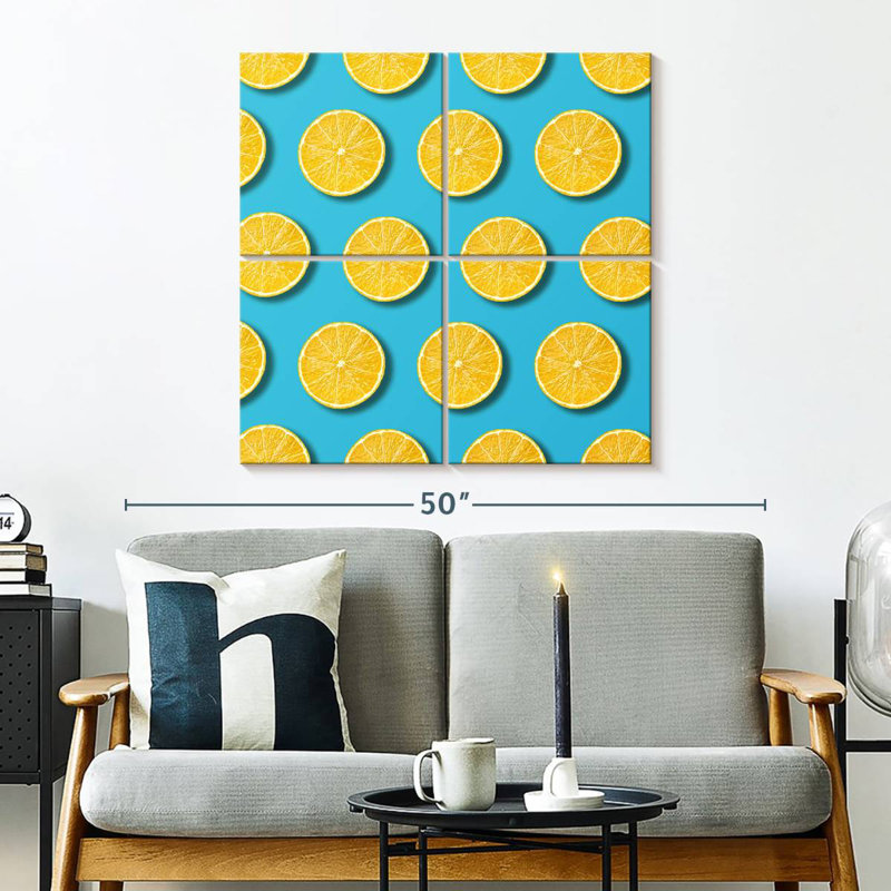 Kerner Lemon Slices On Blue