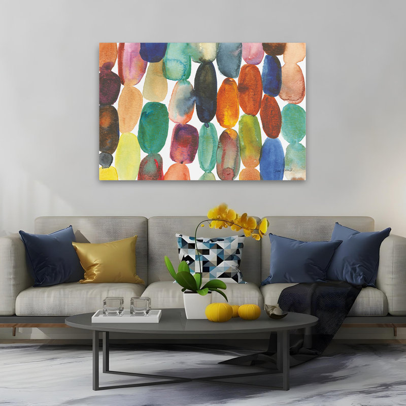 Abstrait - Orbes I recadrage, H 40 po x l 60 po