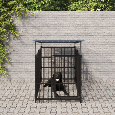 Wilfred 128cm H Steel Kennel