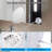 Post Up Flat Wall Mirror