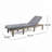 Outdoor Wood Chaise Lounge with Cushion-557402519-557402521