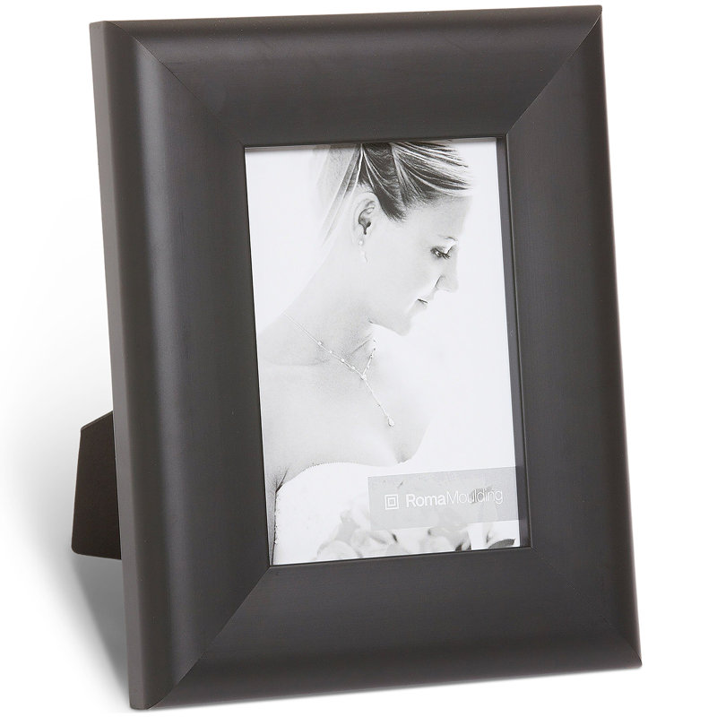Cadre photo Ramino, 5 po x 5 po, Noir satiné