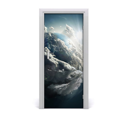 On Planet Earth Door Decal