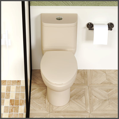 1.1/1.6 GPF Tornado Flush One-Piece Toilet with Comfort Chair Seat ADA Height 17",Powerful & Quiet Dual Flush Modern Toilet,Siphonic S-trap 12",Rimless Bowl with Soft Closing Seat, khaki
2KK-006