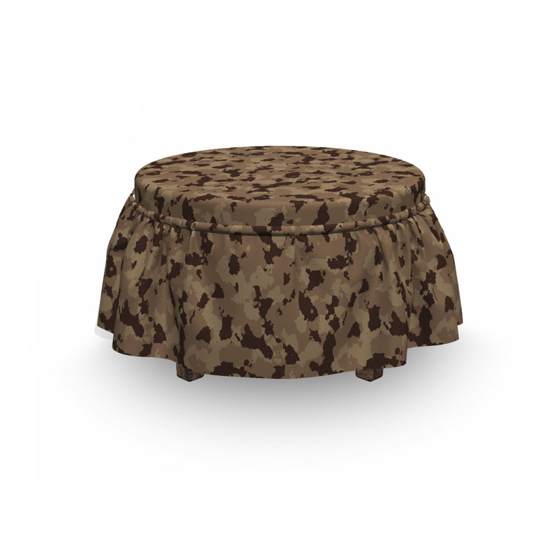 Housse pour repose-pieds terrestre tons camo