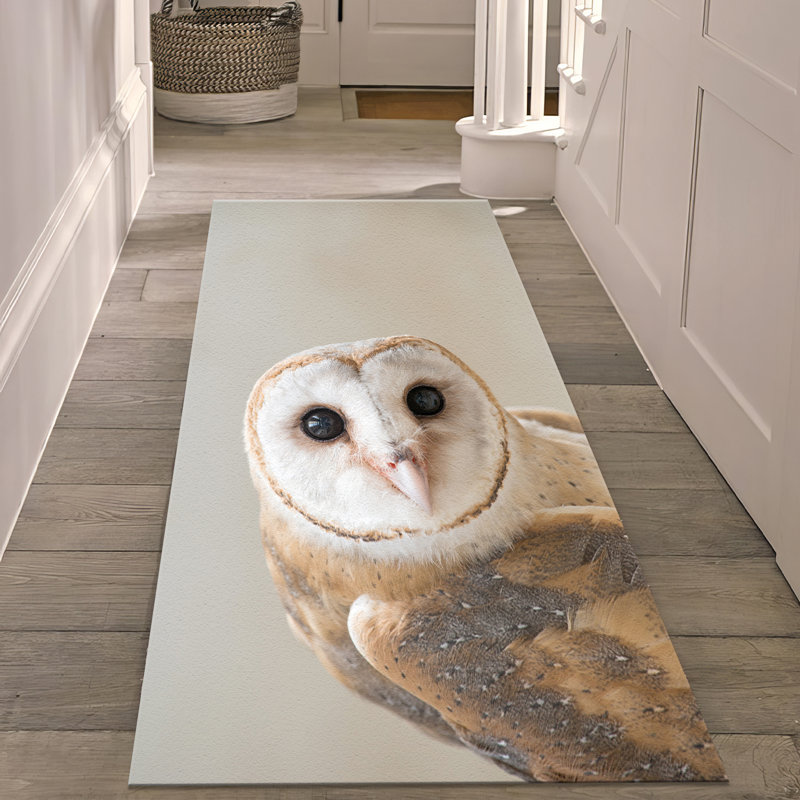 Floral Elegance Non-Woven Soft Type Printed Rug with Scenic Nature-Inspired Design for Enhancing Home Interior Decor
