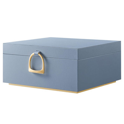 2Layer Jewelry Box Jewelry Organizer with Handle Removable Jewelry Tray Jewelry Storage