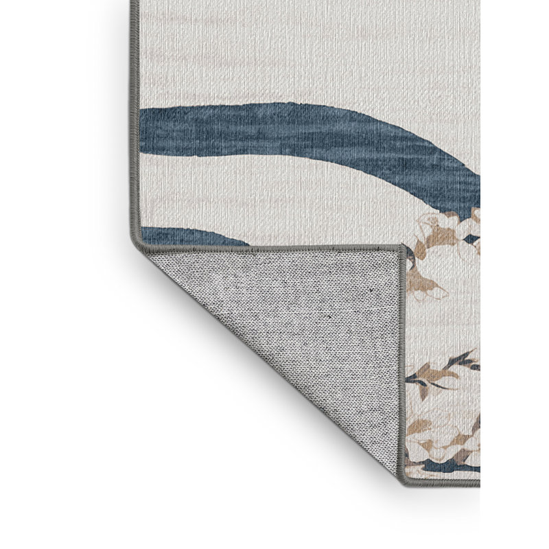 Machine Washable Gray Area Rug