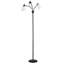 HOMCOM Arc Tree Floor Lamp without Light 155cm, Black