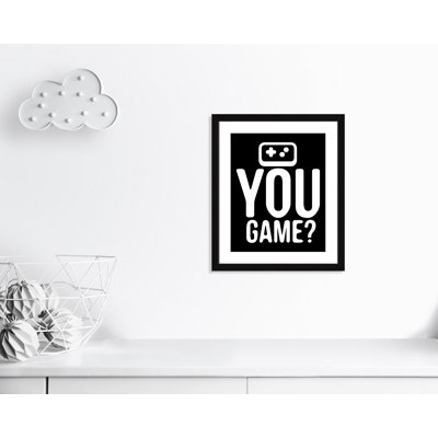 «You Game inversée», art encadré