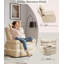 Fauteuil inclinable pivotant à 360 ° surdimensionné et large-1189882213