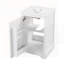 Meuble-lavabo de salle de bain avec lavabo, portes à fermeture douce, support de rangement et tablettes réglables pour une meilleure organisation-1721888719