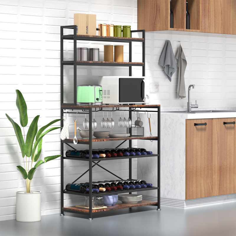 35.4'' Standard Baker's Rack with Microwave Compatibility