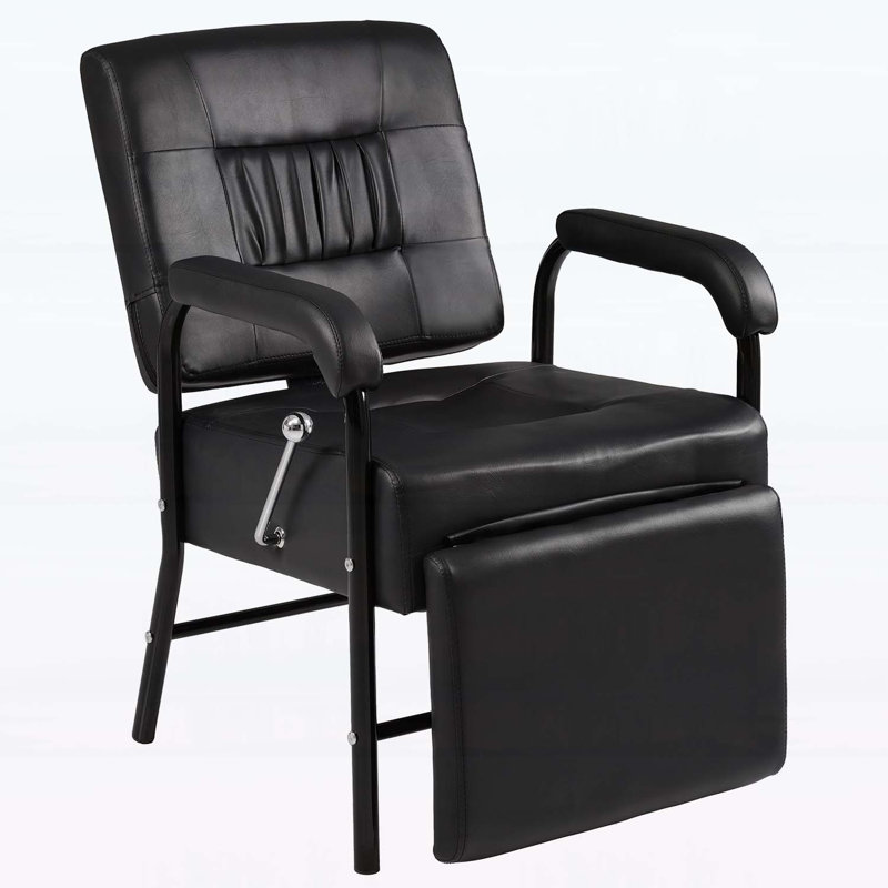 Fauteuil de shampooing inclinable avec repose-pieds