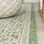 Tapis intérieur / extérieur crème / vert Aaleayah Medallion-1505997848