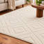 Aspire Homeware Cream Geometric Area Rug-1826268201-1826268203