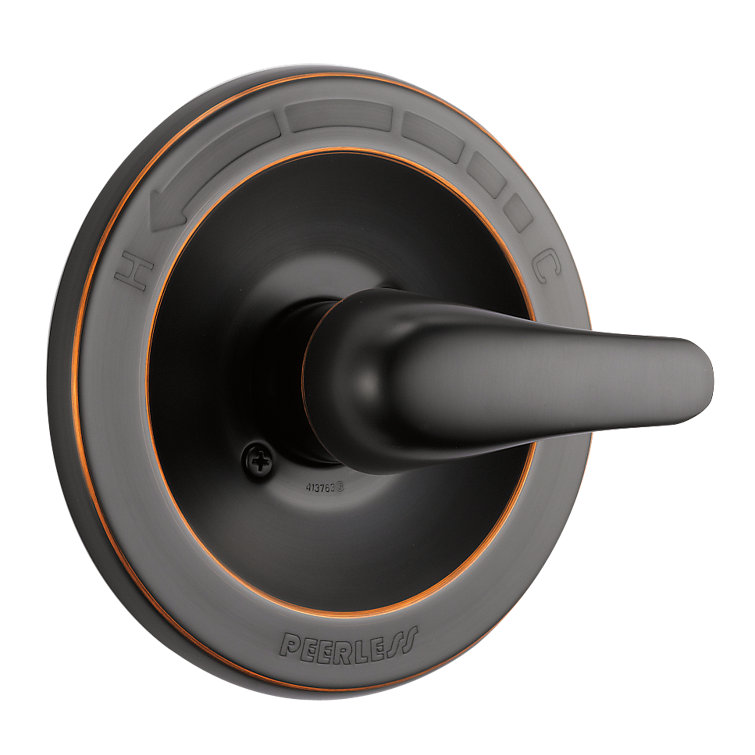 Thermostatic Faucet Trim with Single Lever Handle