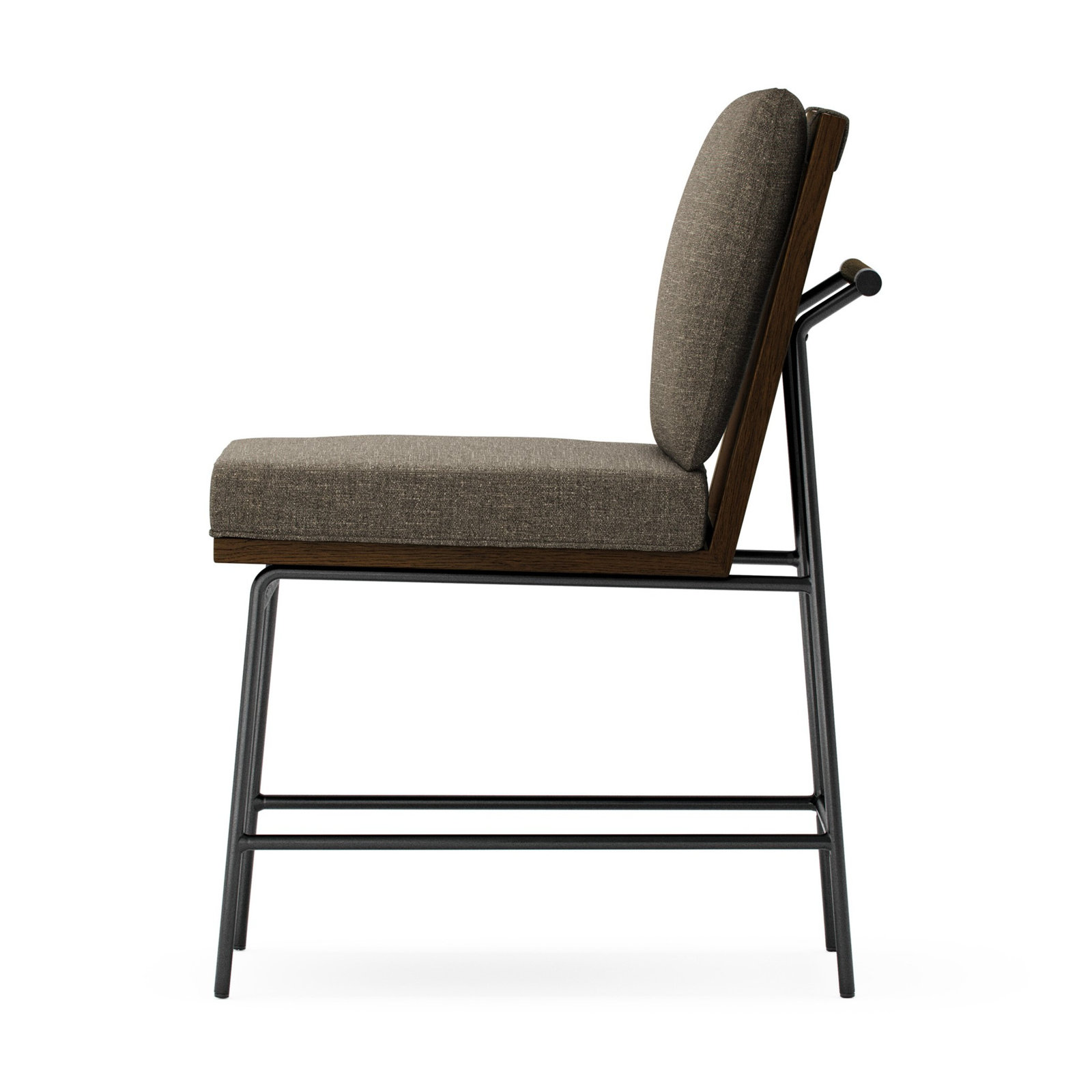 Julep Oak Dining Chair, Landale Charcoal/Sienna Brown Oak