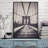 Architecture Building  Bridge in New York City Photograph Classic Pictures Framed On Canvas Print Wall Art-781104734-781104720