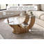 Table basse simple avec plateau en verre-2062084719