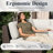  Modern Outdoor Wicker Rattan Patio Modular Single Chairs (set Of 2) With 6-inch Thick Cushions-1013774920