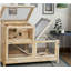 Cage à hamster en bois à 2 niveaux