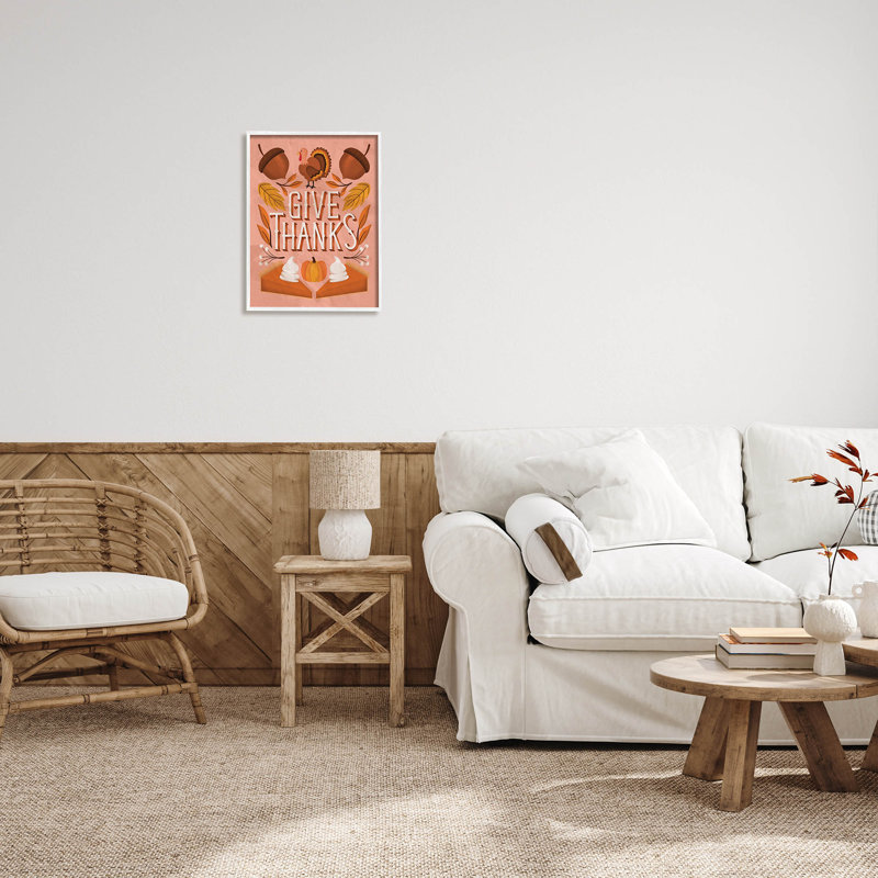 Offrez des citrouilles botaniques - 132, H 20 po x l 16 po x P 1,5 po, Giclée encadrée blanc bord de mer