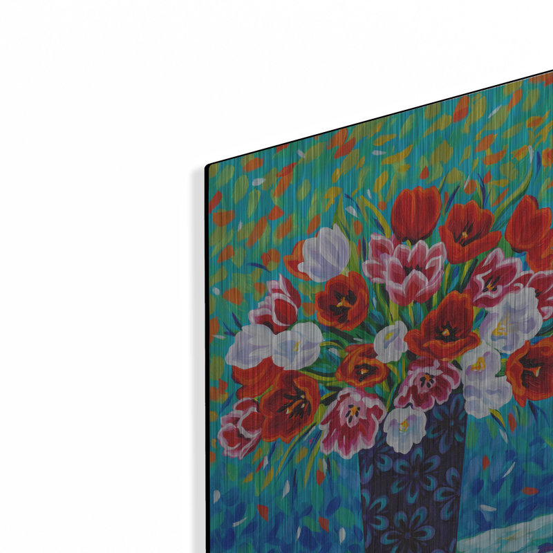 «Bouquet Celebration I» par Carolee Vitaletti, H 16 po x l 12 po 