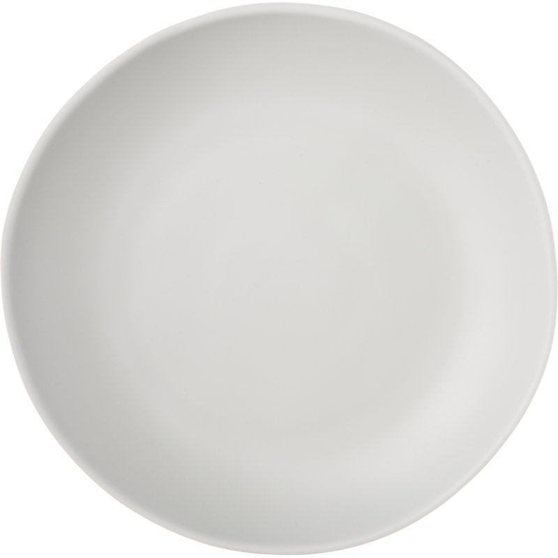 Ridge 10.5" Melamine Dinner Plate, Cement