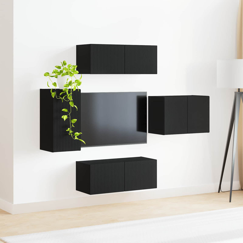 TV Stand for TVs up to 77", Black