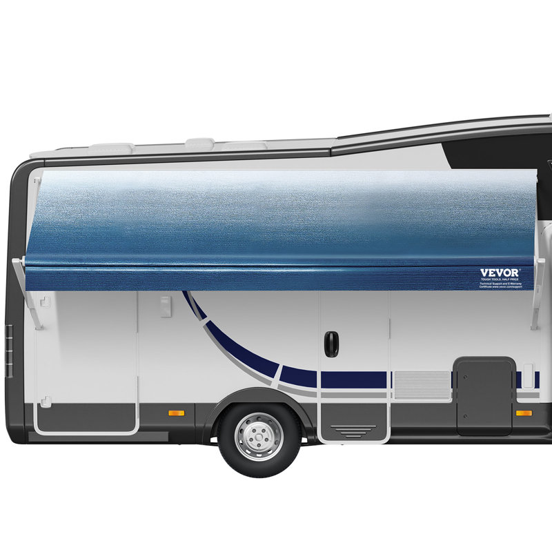 VEVOR Blue Polyvinyl Chloride (PVC) Awning