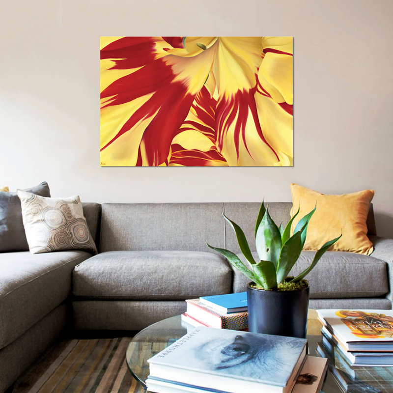 « seul », reproduction d’impression sur toile, H 12 po x l 18 po x P 1,5 po, Toile tendue, Pas de tapis