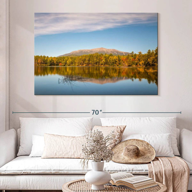 Scène de montagne Alvord Katahdin, H 34 po x l 51 po