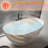 67“ X 32” Stone Resin Solid Surface Freestanding Soaking Bathtub In Matte White