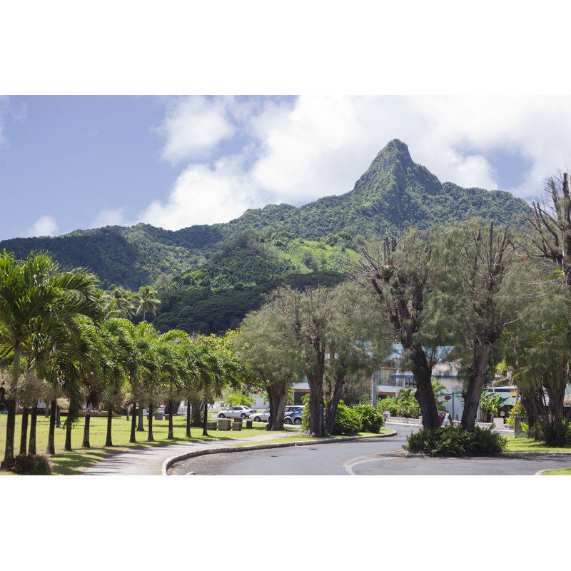 Avarua Below The Peaks by Lilly3 - Wrapped Canvas Print, 30cm H x 46cm W
