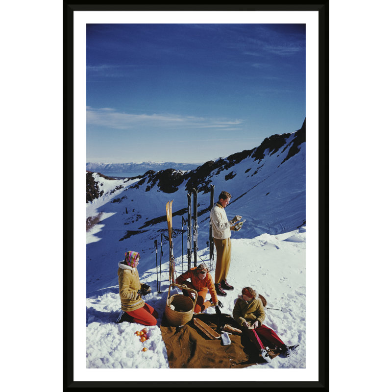 «Squaw Valley Picnic» par Slim Aarons - reproduction