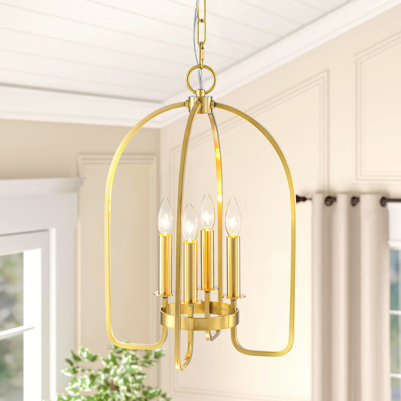 Rohana 4 - Light Lantern Geometric Chandelier