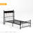 Twin Bed Frames, Led Belt, Customizable Lighting, Storage Headboard, Plug And Ports, Metal Construction, Extra Under - Space Led, Custom Structure,