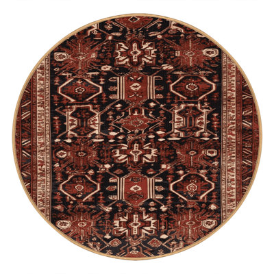 Tapis brun lavable à la machine