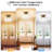 Andretta Glass Semi Flush Mount
