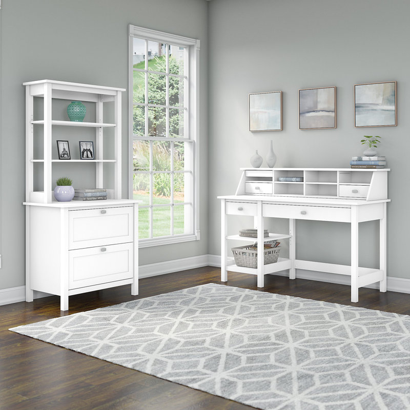 Aliyat 4 Piece Computer Desk Office Set