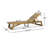 Wood Chaise With Slat Seat And Adjustable Feature Outdoor Design-890515632