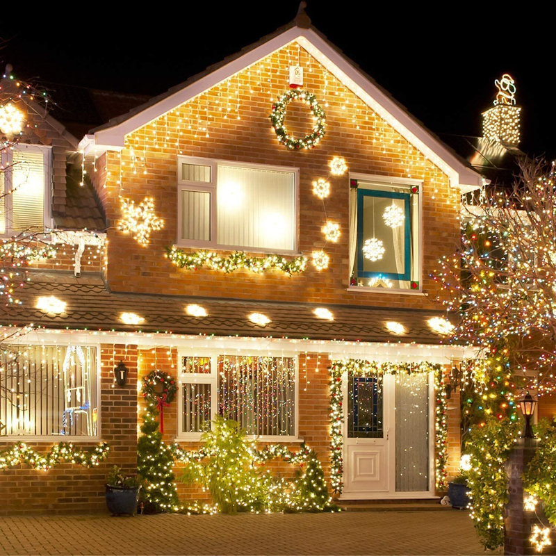 Guirlande de lumières à brancher, Blanc chaud
