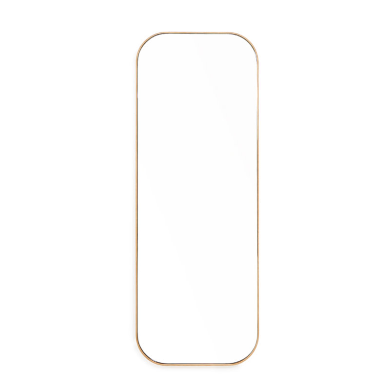 Gaze Wood Rectangle Wall Mirror