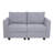 Ovey Modern Loveseat Sofa with Extendable Design & Soft Comfortable Seating-357525304